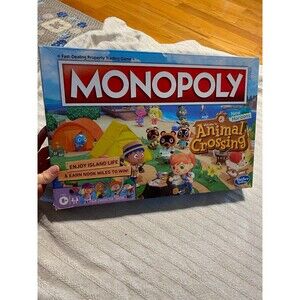 Monopoly Animal Crossing game kids learning